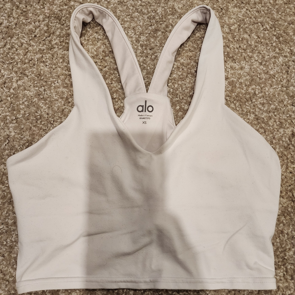 Alo White Sports Bra